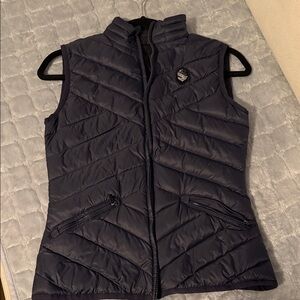 Navy Quilted Women's Vest